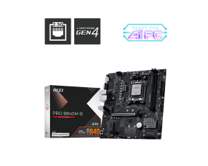 MSI PRO B840M-B DDR5 HDMI-VGA PCIE 4.0 AM5 mATX