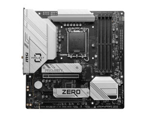 MSI B760M PROJECT ZERO DDR5 HDMI-DP TYPEC PCIE 4.0 1700p mATX
