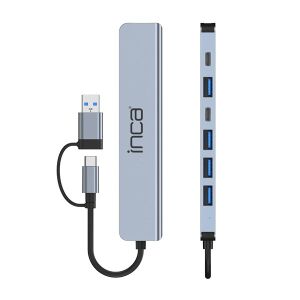 INCA IUTP-7 5port TYPEC-USB 3.0 USB Çoklayıcı Hub 100W
