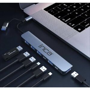 INCA IUTP-7 5port TYPEC-USB 3.0 USB Çoklayıcı Hub 100W