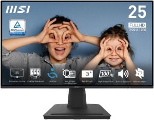 MSI 24.5 IPS PRO MP252 1ms 100Hz HDMI-DP Ev Ofis Tipi Monitör 1920x1080