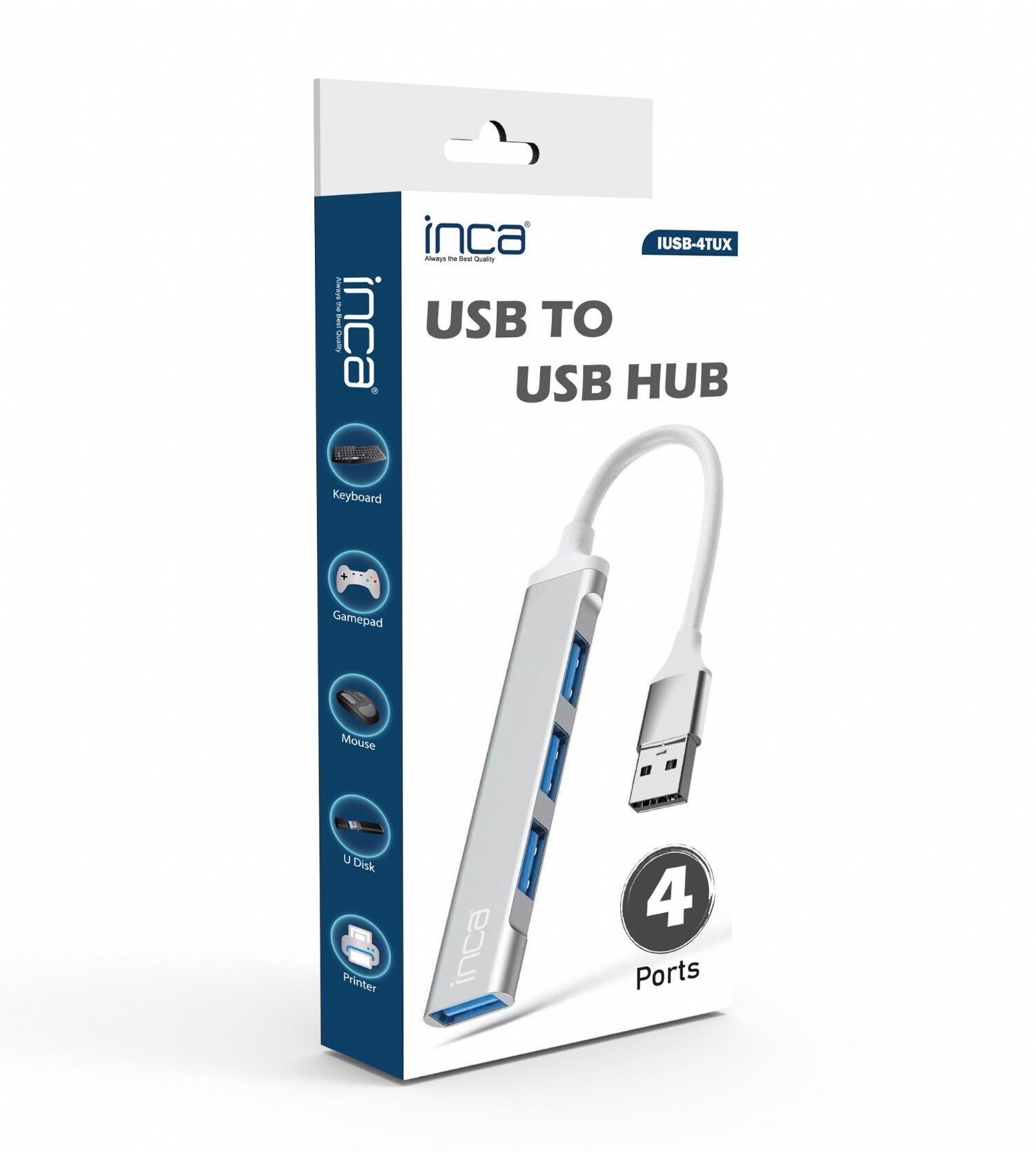 INCA IUSB-4TU 4port USB 3.0 USB Çoklayıcı Hub