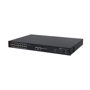 DAHUA 16port PoE 240w 2-SFP 2-Uplink Gigabit Yöneilemez Switch PFS3220-16GT-240-V2