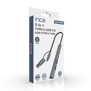 INCA IUTP-06T 5port USB 3.0 TYPEC Çoklayıcı Hub