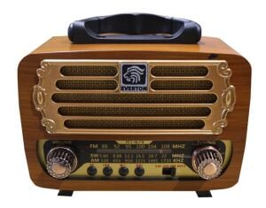 Everton RT-674  Bluetooth-USB-SD-FM Şarjlı,Solarlı  Nostaljik Radyo