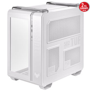 ASUS GT502 PLUS TUF GAMING TG WHITE Gaming Mid-Tower PC Kasası Beyaz /  90DC0093-B19000