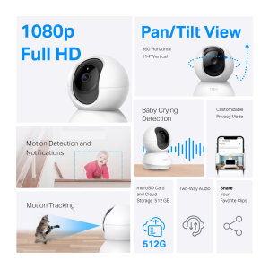 TP-LINK 2mp 4mm Kablouz Wıfı Ev Güvenlik Kamerası - Tapo C200