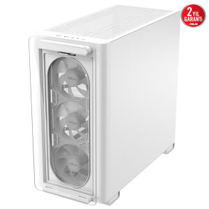 ASUS A23 PLUS TG ARGB WHITE Gaming Mid-Tower PC Kasası Beyaz / 90DC00K3-B19010