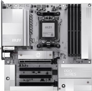 MSI PRO B850M-A WIFI7 PZ DDR5 HDMI-DP TYPEC PCIE 5.0 AM5 mATX BEYAZ