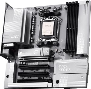 MSI PRO B850M-A WIFI7 PZ DDR5 HDMI-DP TYPEC PCIE 5.0 AM5 mATX BEYAZ