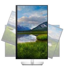 Dell 27 P2722H 5ms 60Hz FHD 1920x1080 HDMI DP USB VGA Asansör Pivot IPS LED Monitör