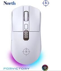 North Odin Pro WL Beyaz 26K DPI 750 IPS 70G UltraLight RGB Kablosuz Gaming Mouse
