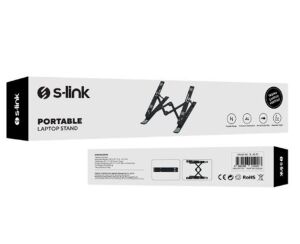 S-link SL-AL10 Siyah Alüminyum Laptop Stand