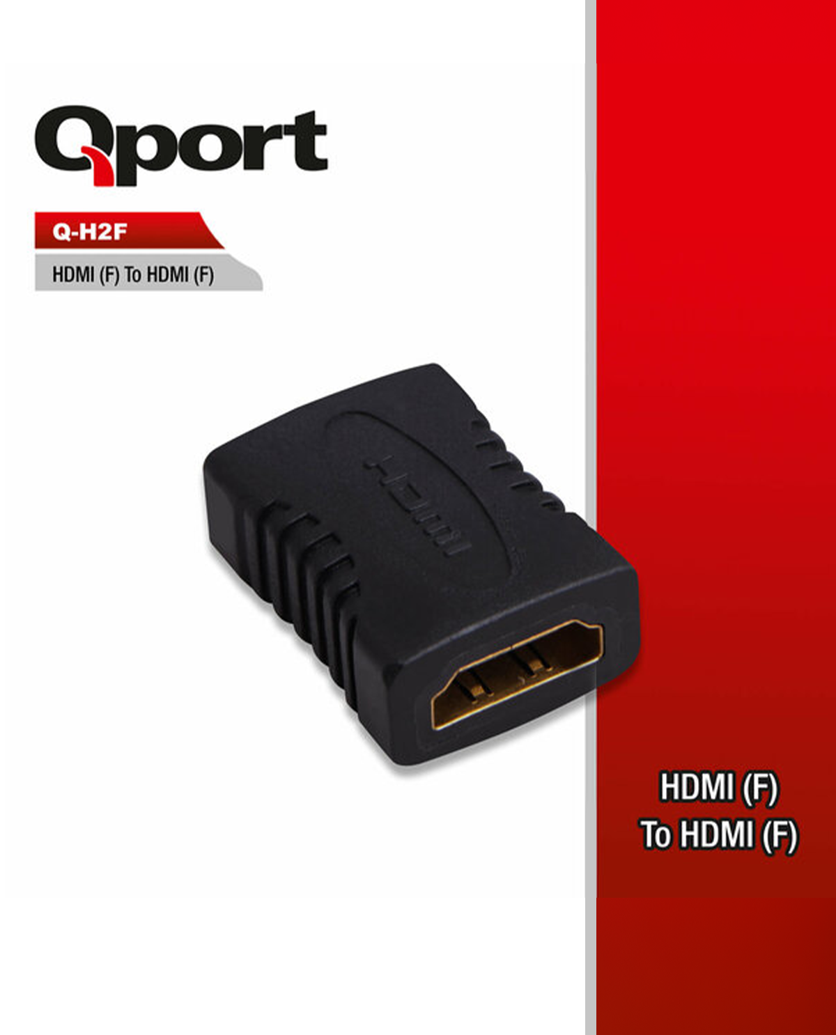 QPORT Q-H2F HDMI-HDMI Adaptr