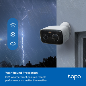 TP-LINK 2MP Tapo C400 Akıllı WiFi Kablosuz Bataryalı IP Güvenlik Kamerası