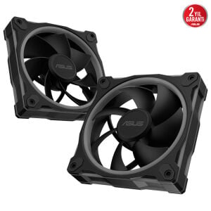 ASUS PRIME 120MM MR120 ARGB 1600RPM 58CFM PWM Aura Sync Siyah Kasa Fanı 3'lü paket 90DA00I0-B09020