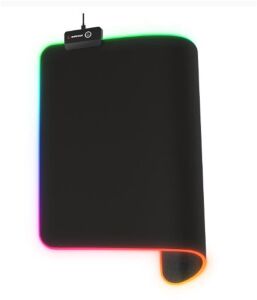 Rampage BLITZ RGB M (MP-23) Siyah 252-328-3mm RGB Ledli Gaming Mouse Pad
