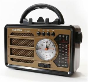 Everton RT-737 Bluetooth Usb-Micro Sd Solarlı Saatli Nostaljik Radyo
