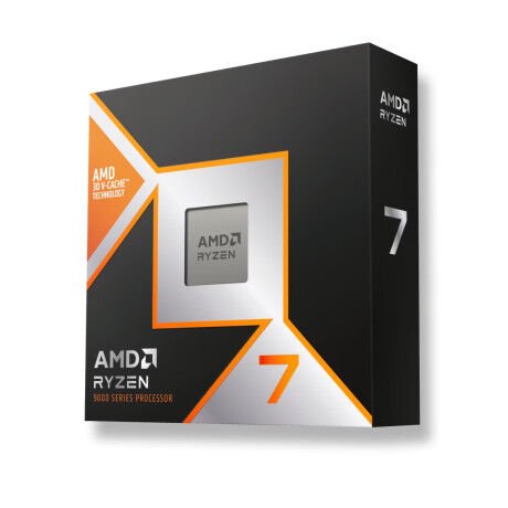 AMD RYZEN 7 9800X3D 104MB 16çekirdekli O/B UHD AM5 120w Kutulu+Fansız