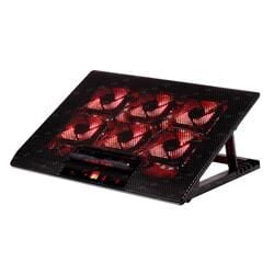 TX TXACNBRED Red Alert 6 Led Fanlı Dijital Fan Kontrolcülü, Yükseklik Ayarlı Sogutucu