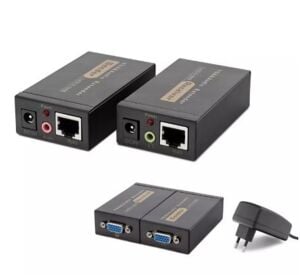 Hadron Hdx1318 100M Vga + Audio Extender 1920×1440 @ 60Hz  Siyah