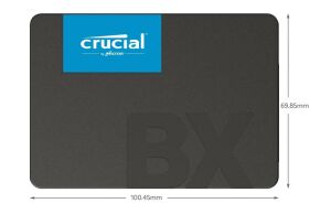 Crucial 240Gb CT240BX500SSD1 Bx500 2.5 Sata3 540-500 3Dnand Siyah Ssd Disk