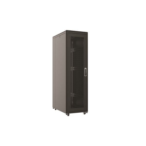 AGER 36U + 2li Fan 800x1000mm Dikili Tip Siyah Kabinet Vega AG-VB36U8010S1 Cam Kapak