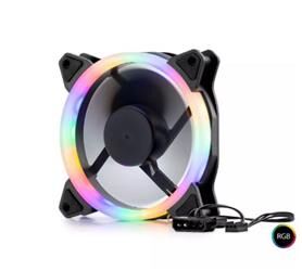 Hadron Hdx1522 Kasa Fanı Performans 4Pin Rgb 12Cm Siyah