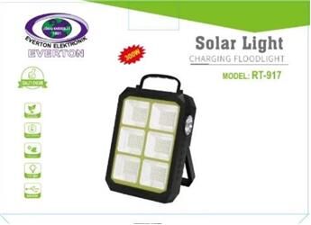 Everton Rt-917 Şarjlı 300w Solar Panelli Projektör Led
