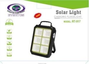 Everton Rt-917 Şarjlı 300w Solar Panelli Projektör Led