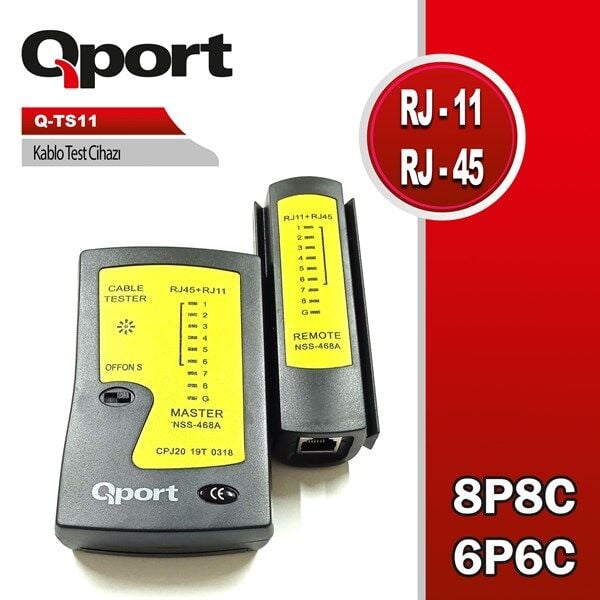 QPORT Q-TS11 Kablo Test Ürünü