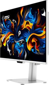 MSI 27 OLED PRO MAX 271UPXW12G 0.03MS 120HZ HDMI-DP Pivot Kurumsal Monitör 3840x160 Beyaz