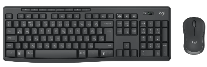 LOGITECH MK370 Kablosuz Q Trk Siyah Klavye - Mouse Set (920-012074)