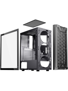 GAMEBOOSTER GB-G3601B 4-RGB Fanlı Gaming Mid-Tower PC Kasası