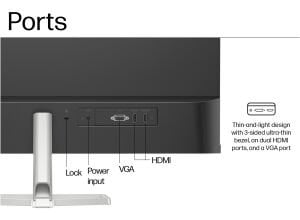 HP 27 IPS 527SF 94F44AA 5ms 100Hz HDMI EV OFİS TİPİ MONİTÖR 1920X1080
