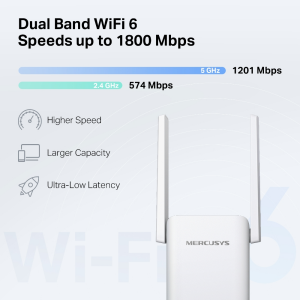 MERCUSYS ME70X WIFI6 AX1800 Menzil Genişletici Priz Tip