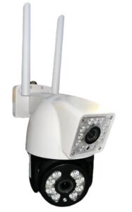 OKam O-Kam 3011 Çift Kameralı Full HD 4 MP Gece Görüşlü IP Wi-Fi PTZ Güvenlik Kamerası