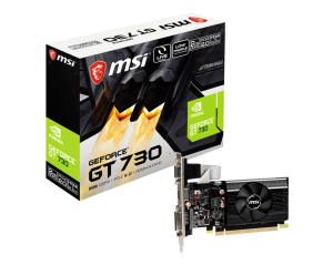 MSI GT730 2GB N730K-2GD3/LP DDR3 64bit HDMI DVI PCIe 16X v2.0