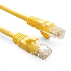 ODS 1metre CAT6 Utp LSZH Saf Bakır Sarı Patch Kablo (10'lu Paket)