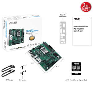 ASUS PRO A620M-C-CSM DDR5 HDMI-DVI-DP TYPEC PCIE 4.0 AM5 mATX Kurumsal Anakart