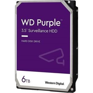 Wd 6TB Purple 3.5 256MB Sata 6GB-s 7-24 WD64PURZ Güvenlik Disk (Resmi Distribitör Ürünü)