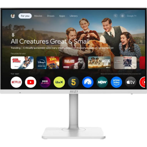 MSI 27 Flat IPS Modern 1ms 60Hz Pivot Beyaz Smart Monitör (3840x2160) MD272UPSW