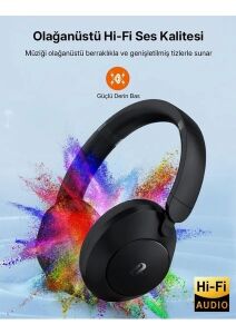 TAOTRONICS TT-BH1119 Aktif Gürültü Engelleyici Kulak Üstü Kulaklık