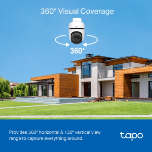 TP-LINK 3MP 4mm WiFi Kablosuz Pan-Tilt IP Kamera MC510