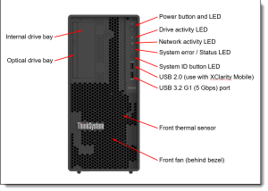 LENOVO THINKSYSTEM ST50 v3 7DF31001EA XEON 6315P-16GB DDR5 UDIMM-X2480GB SSD-Tower Sunucu