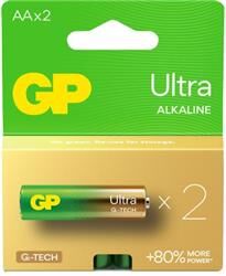 GP G-Tech LR6 AA Boy Ultra Alkalin Kalem Pil 2'li Paket GP15AU-U2