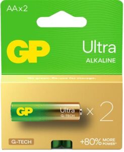 GP G-Tech LR6 AA Boy Ultra Alkalin Kalem Pil 2'li Paket GP15AU-U2