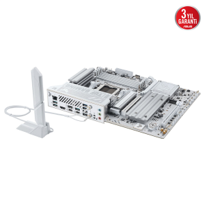 ASUS TUF GAMING X870-PRO WIFI7 W NEO DDR5 HDMI-DP TYPEC PCIE 5.0 AM5 ATX BEYAZ