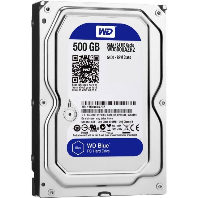 WD5000AZRZ DSK 3.5''  500GB 5400RPM SATA3  64MB BLUE