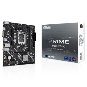 Asus Prime H810M-K 6400MHz DDR5 Soket LGA1851 M.2 HDMI VGA mATX Anakart